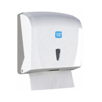 Distributeur Papier à main - Pli en Z - H 24 x 25,5 x 12,5 CM - Blanc - Cleanline - G-Line 59637 €16.95 Distributeur de papier
