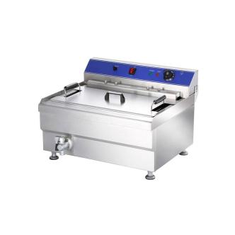 Friteuse Restauration - Electrique - 22 Litres - Robinet de vidange - 400V - G-Line HW-058142 €613.95 Friteuses 400 volts
