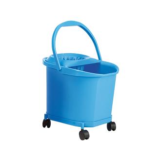 Seau à vadrouille - H 34 x 40,5 x 29,5 CM - 0,988 KG - Plastique - Bleu - Denox - 600025 600025 €13.95 Chariot de nettoyage