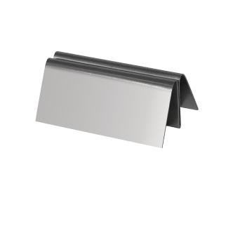 Porte carte menu - H 3 x 8 x 5 CM - inox - Olympia - DM221 DM221 €4.95 Accessoires de table