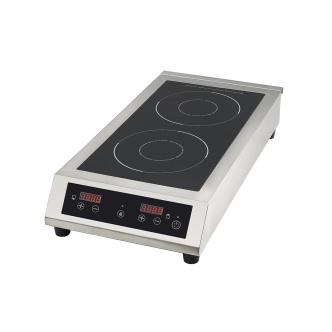 Plaque de cuisson double induction - inox - 7000 W - 230V - G-Line 27980 €749.00 Inductie kookplaat