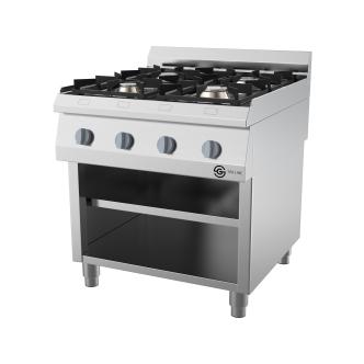 Cuisinière à gaz - Ligne G700 - 4 feux - 80 CM - Base ouverte - G-Line 73738 €1,198.95 Ligne Gastro G700
