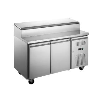 Table frigorifique - 2 portes - Conception fixe - 7 x 1/3 GN - Inox - G-Line 81180 €1,499.00 Tables réfrigérée 