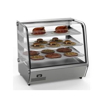 Vitrine chauffante - 120 Litre - Inox - Eclairage LED -G-Line HW-013707 €499.00 Vitrine chaude