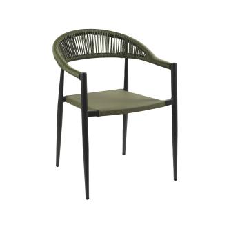 Chaise de patio - Cindy - Rotin Vert - Aluminium - G-Line HW-140874 €65.95 Chaises de terrasse