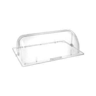 Hotte de présentation roll top - Polycarbonate - H 18 X 33 X 54 CM - Hendi - 427507 427507 €42.00 Buffet de petit-déjeuner / déjeuner