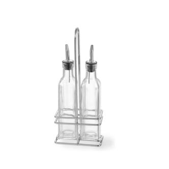 Ménage huile et vinaigre - Inox - H 32.5 X 6 X 11.5 CM - Hendi - 460245 460245 €14.95 Poivre et sel