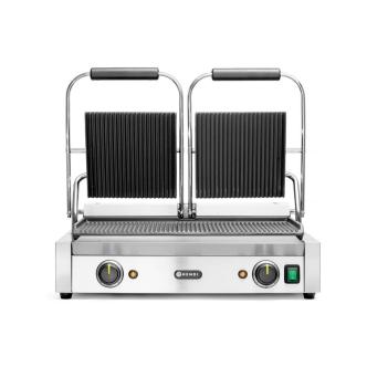 Grille de contact - version double - inox - H 21 X 37 X 57 CM - Hendi - 263709 263709 €420.00 Grils de contact
