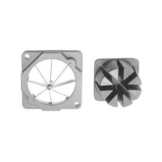 Patjesmes Frietsnijder - 8 Partjes - H 11.3 x 11.3 x 7 CM - Hendi - 932933 H932933 €14.95 Coupe frite