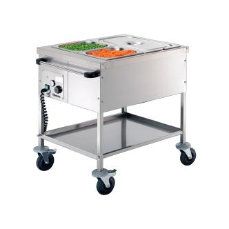 Bain-Marie - 2 x 1/1 GN - H 85,5 x 65 x 82 cm - Bartscher - 200254 200254 €1,474.95 Chariot de transport