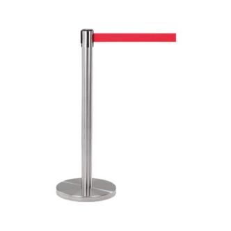 Potelet barrière inox avec tirette - Rouge - G-Line HW-17131 €54.95 Cordes et perches décoratives
