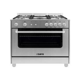 Cuisinière à gaz - 5 brûleurs - Saro - 331-1165 331-1165 €2,079.00 Cuisinières à gaz avec four