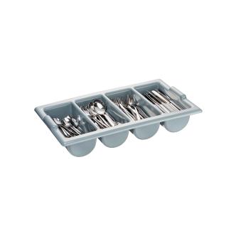 Range couverts - 4 compartiments - Gris - 1/1 GN - G-Line 77202 €6.59 Distributeurs de couverts