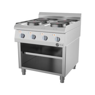 Cuisinière - Ligne G700 - Electrique - 4 feux - 80 CM - Base Ouverte - G-Line 73743 €958.95 Ligne Gastro G700