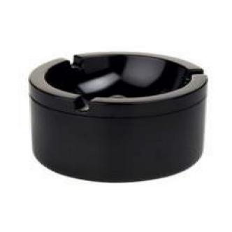 Cendrier Terrace - Rond - Avec couvercle - Noir - Mélamine - Ø11.5 - G-Line GL-15845 €5.99 Cendrier