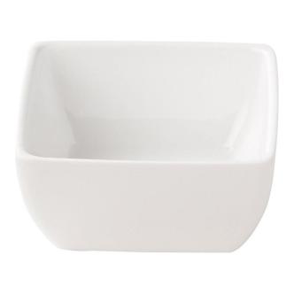 Kom - Vierkant - Wit - Melamine - B 8.5 x D 8.5 CM - G-Line GL-15855 €3.59 Bols