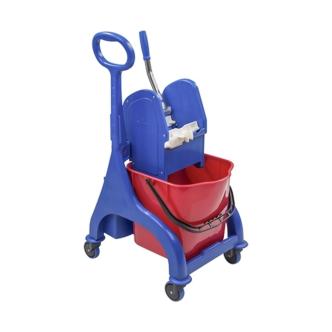 Dweildroogwagen - 25 L - Blauw - Denox E600125 €178.95 Chariot de nettoyage