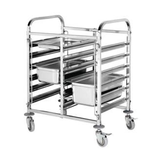 Chariot à étagères - H 96,5 x 74,1 x 55 CM - 14 KG - Inox - Caterchef - 535020 535020 €211.95 Chariots