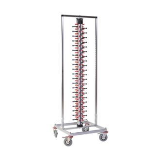 Porte-assiettes Mobile - H 186 x 60 x 60 CM - 23 KG - Inox - Plate Mate - 556030 556030 €895.95 Chariots de transport d'assiettes