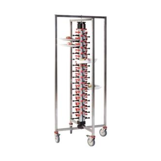 Porte-assiettes Pliable - H 149 x 48 x 48 CM - 15 KG - Inox - Plate Mate - 556034 556034 €775.95 Chariots de transport d'assiettes