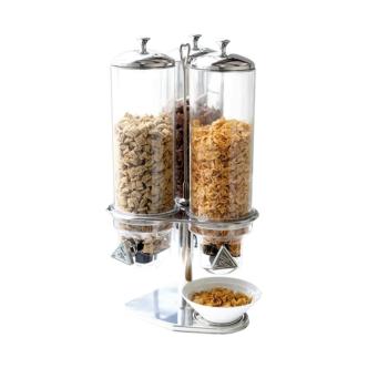 Distributeur Muesli - H 60,5 x 30,5 x 28,4 CM - 4,23 KG - Polycarbonate - 4 Litres - 861150 861150 €128.95 Distributeur d'aliments