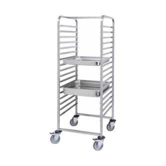 Chariot à étagères - H 171 x 66 x 75,5 CM - 25 KG - Inox - 921061 921061 €599.00 Chariots