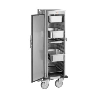 Chariot chauffant - 1/1 GN - H 157 x 51.2 x 73.2 CM - 220-240 V - 1700 W - Inox - +30°C / +90°C - Caterchef - 710100 E710100 €2,536.95 Chariot de transport