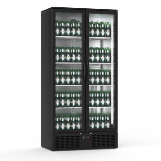Réfrigérateur porte vitrée - 385 Litres - Noir - Aluminium - G-Line HW-129413 €895.00 Vitrine à boisson