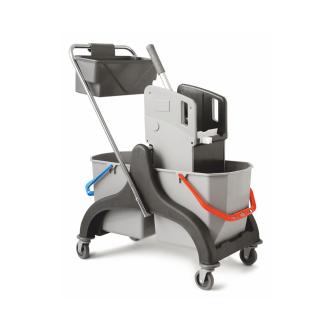 Chariot de ménage - Plastique / Aluminium - Ensemble complet - 2 x 25 Litre - G-Line 58173 €84.95 Chariot de nettoyage
