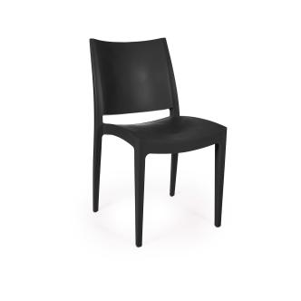 Chaise de terrasse - Emma - Noir - Plastique - G-Line HW-61243 €35.95 Chaises de terrasse