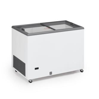 Glacière - Couvercle coulissant en verre - 300 L - Blanc - 230V - G-Line GL-160221 €598.95 Glacière