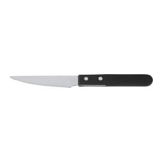 Couteau à steak - 20,5 CM - Manche Noir - Preto - G-Tableware - 6 pièces - G-line HW-139353 €11.95 Couteaux à steak