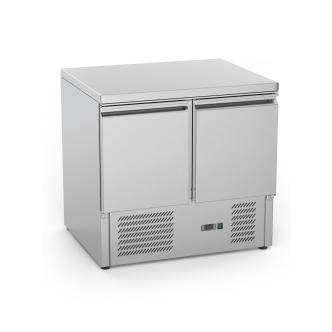 Table frigorifique - 2 portes - H 88 x 90 x 70 CM - 240 Litre - Inox - G-Line HW-26273 €699.00 Tables réfrigérée 