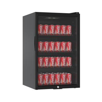Réfrigérateur porte vitrée - 115 litres - H 84 x 54 x 53 CM - Noir - G-Line 64392 €299.00 Vitrine à boisson