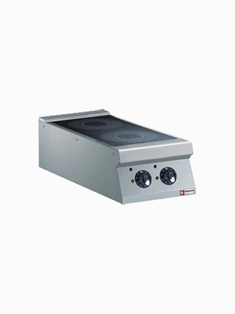 Cuisinière - Induction - 2 Zones - 2 x 5kW - Modèle de table - Diamant - E22/2ID4T-N