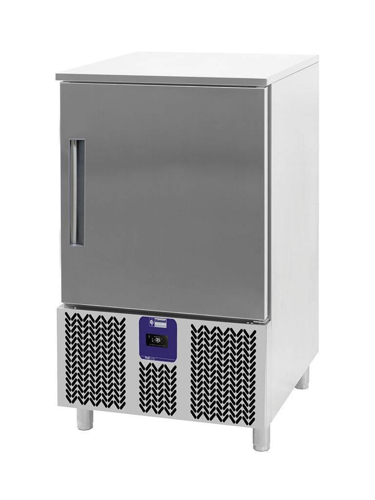 Cellule de refroidissement rapide - 10 x 1/1 GN - 10 x 60x40 CM - H 142 x 79 x 80 CM - Diamant - GTP-10/LD