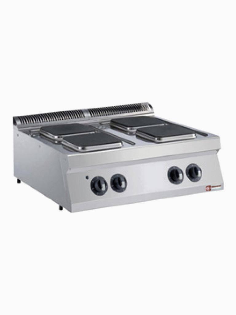 Cuisinière - Électrique - 4 Plaques - Modèle de Table - Diamant - E17/4PQ8T-N