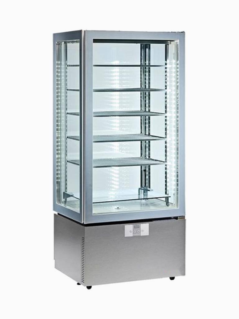 Vitrine réfrigérée - 490 Litres - 6 Niveaux - Inox - Diamant - MAX/50BS