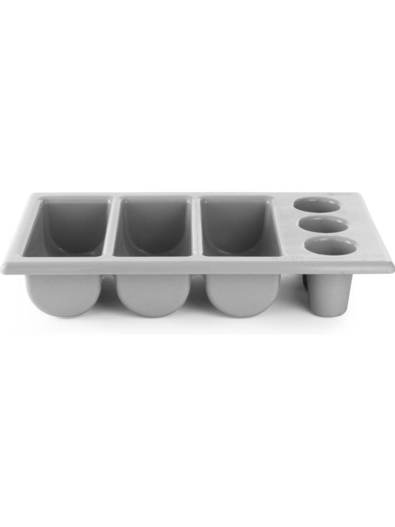 Range couverts - Polypropylène - H 10,5 X 32,5 X 53 CM - Hendi - 552353
