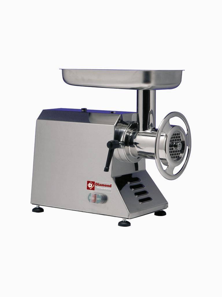 Hachoir à viande - N°32 - 400 KG/h - Inox - H 51 x 50 x 22,5 CM - Diamant - TI32/S