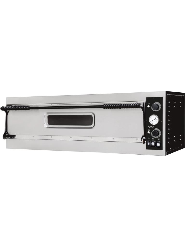 Four à pizza - 3 x Ø35 CM - H 41,3 x 130,5 x 60 CM - 400V - Poignée combi - 7485.0140