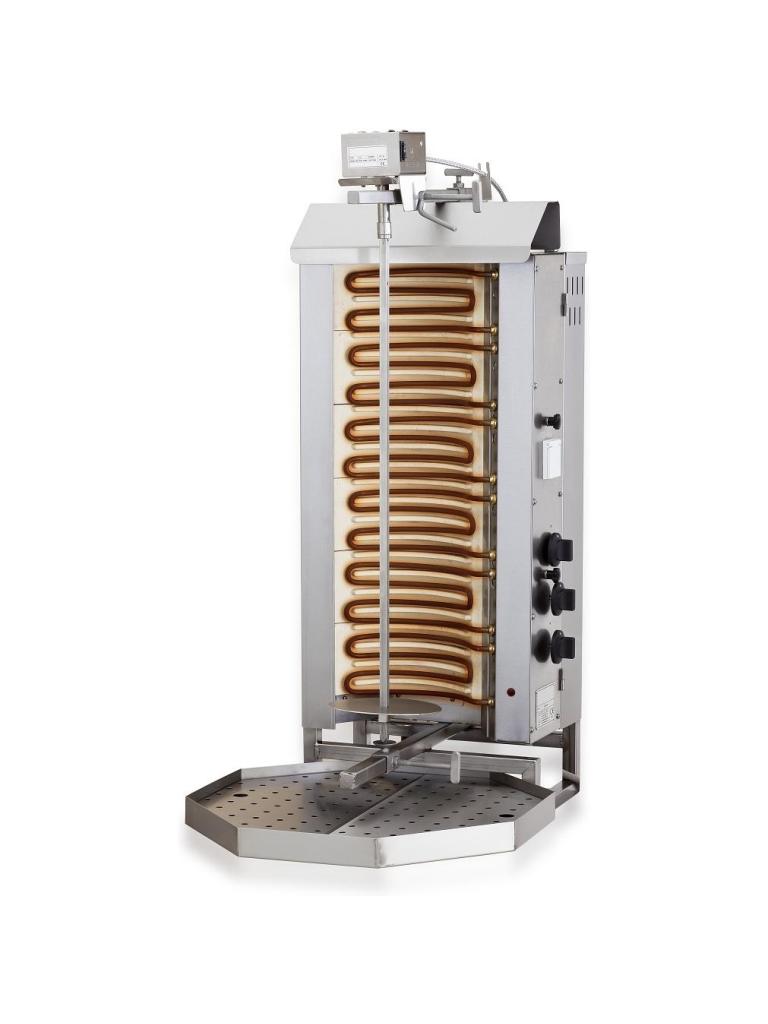 Dönergrill - Electrique - 6 Brûleurs - Moteur dessus - Combisteel - 7049.0025