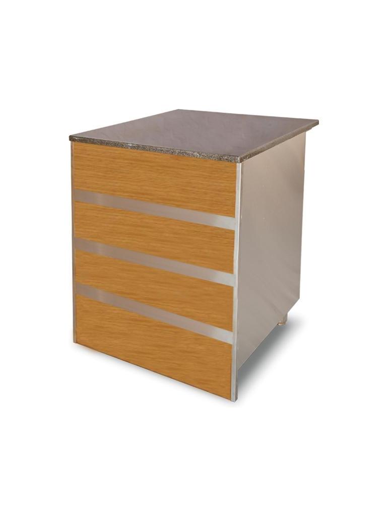 Table de caisse - H 85 x 80 x 80 CM - Poignée combi - 7077.0125