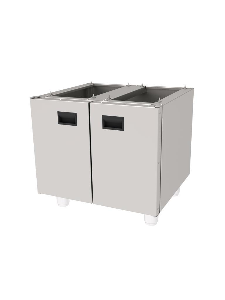 Soubassement - 2 portes - inox - L 60 CM - Ligne G600