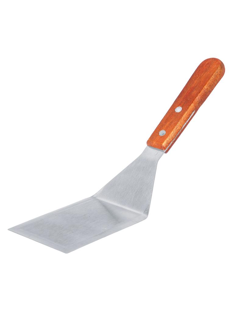 Hamburger Turner - Houten Handvat - RVS - L 28.5 x B 7 CM - G-Line