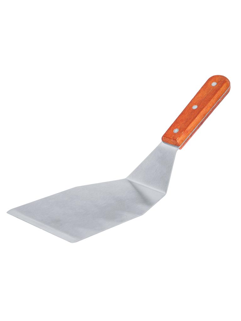 Spatule à Hamburger - Manche en bois - Inox - Lame 15 CM - G-Line
