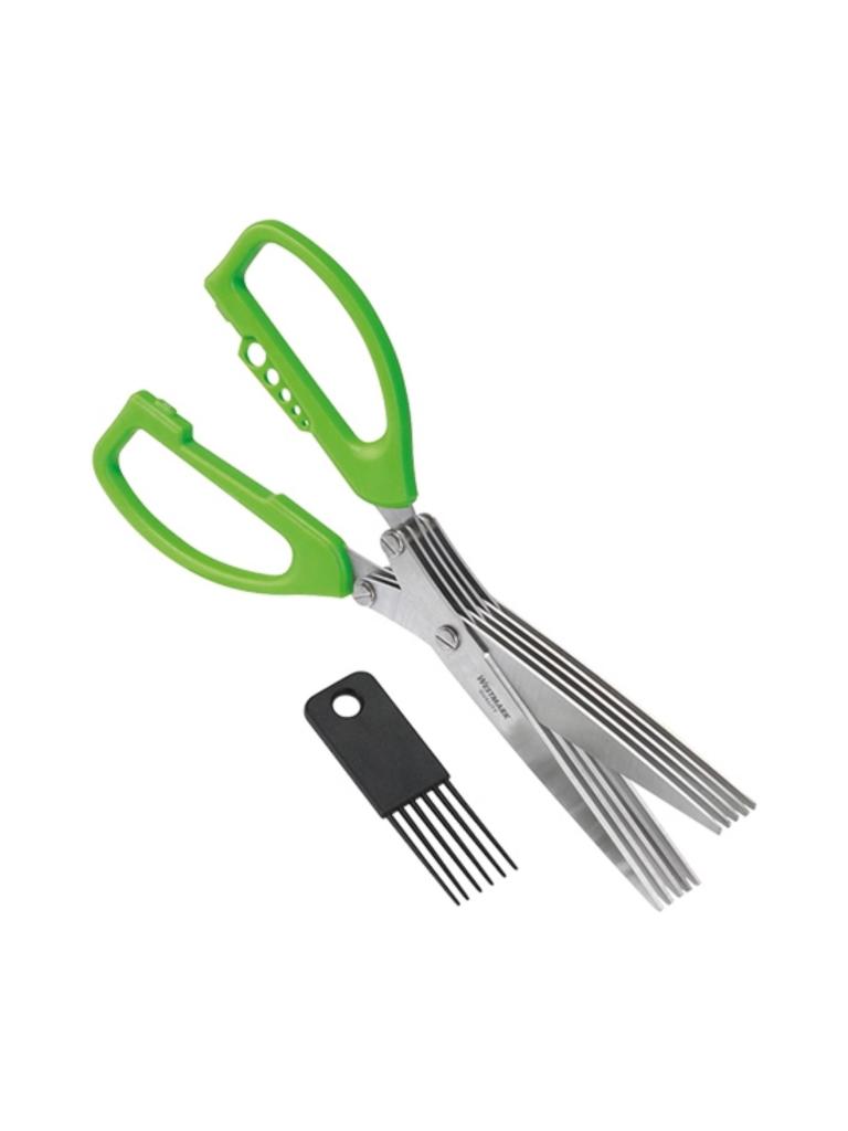 Ciseaux à herbes - 0,15 KG - 20 CM - Inox - Vert - Westmark - 016080