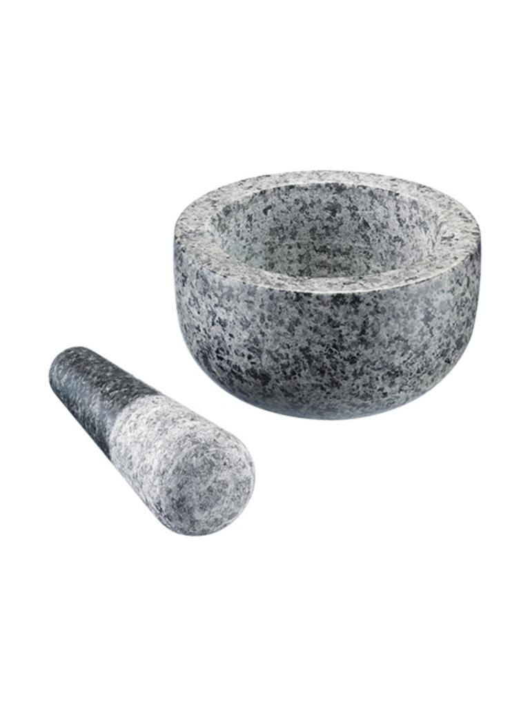 Mortier - H 7 CM - 1.751 KG - Ø13.1 CM - Granit - Décor - Westmark - 016115