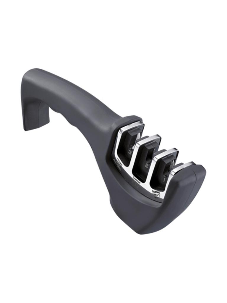 Aiguiseur de couteaux - H 7,2 x 20 x 4,6 CM - 0,192 KG - Acrylonitrile-Butadiène-Styrène (Abs) - Noir - Westmark - 016160