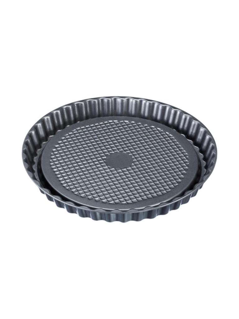 Moule à pâtisserie Cake - H 3,2 CM - 0,258 KG - Ø28 CM - Acier - Gris - +0°C / +230°C - Westmark - 016215